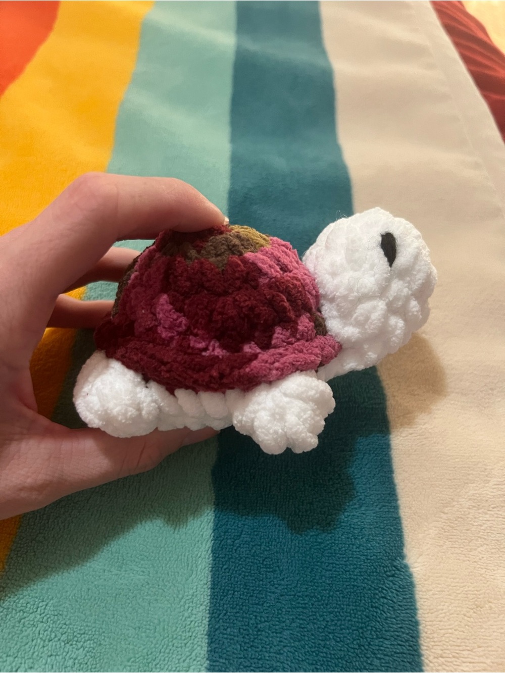 Plush Crocheted Turtle 🐢 - Picture 4 of 6